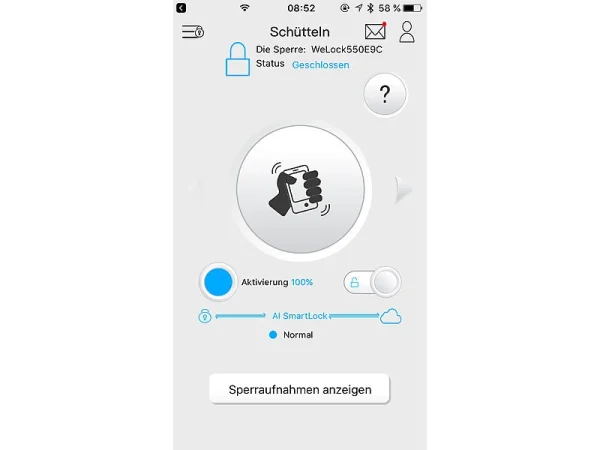 VisorTech Fingerprint Türschloss:Elektronischer Tür-Schließzylinder, Fingerprint, Transponder, Gateway 14