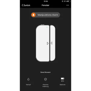 Luminea Home Control Türsensor:WLAN-Tür & Fensteralarm, Sicherung, Komp. Zu Alexa & Google Assistant 25