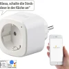 Luminea Home Control WiFi Steckdose:WLAN-Steckdose Mit App, 16 A, Komp. Zu Siri, Alexa & Google Assistant 62