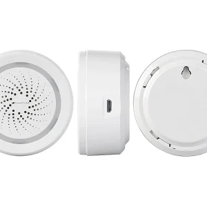 VisorTech WiFi Sirene:WLAN-Alarm-Sirene Mit App, Für Alexa, Siri & Google Assistant 20