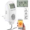 Revolt Steckdosenthermostat:WLAN-Steckdosen-Thermostat Für Heizgeräte, App, Sprachbefehl, Sensor 11