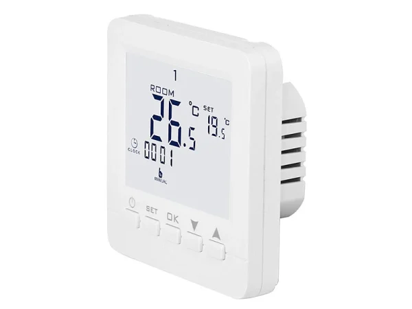 Revolt Raumthermostat:4er-Set WLAN-Thermostate Für Fußbodenheizung, Für Siri, Alexa & GA 4