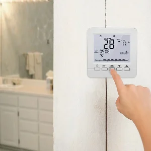 Revolt Raumthermostat:4er-Set WLAN-Thermostate Für Fußbodenheizung, Für Siri, Alexa & GA 16