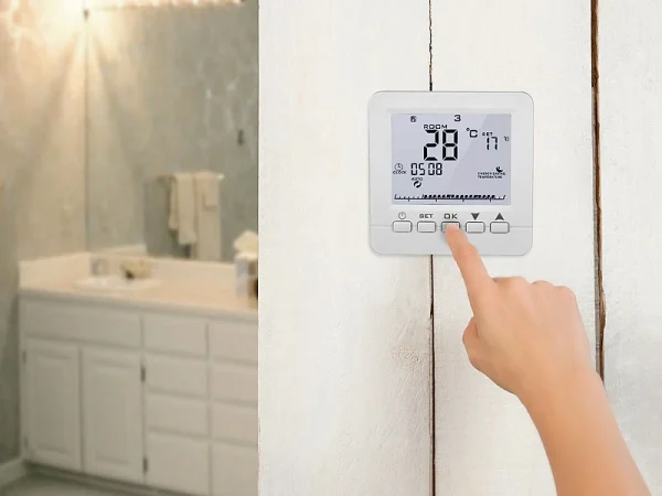 Revolt Raumthermostat:4er-Set WLAN-Thermostate Für Fußbodenheizung, Für Siri, Alexa & GA 5