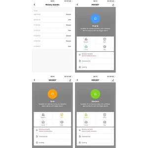 VisorTech Gateway:4-teiliges WLAN-Alarmsystem Für Funkgeräte, 3x Fenster-/Türsensor, App 36