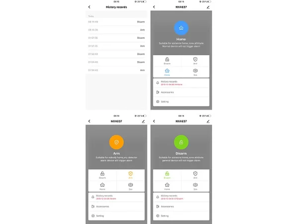 VisorTech Gateway:4-teiliges WLAN-Alarmsystem Für Funkgeräte, 3x Fenster-/Türsensor, App 13