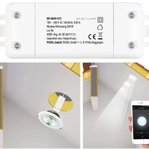 Luminea Home Control Siri Lichtschalter:3er-Set WLAN-Schalter Mit Dimmer, Für Siri, Alexa & Google Assistant 33