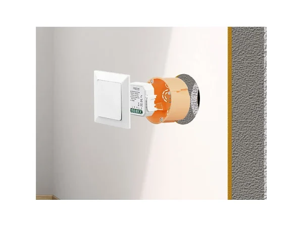 Luminea Home Control LED Dimmer:2er-Set WLAN-Unterputz-Lichtschalter Und -Dimmer, Mit App 5