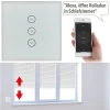 Luminea Home Control Rolladenschalter:Rollladen-Touch-Unterputz-Steuerung Mit WLAN, App Und Sprachsteuerung 13