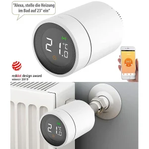 Revolt Thermostat:3er-Set Heizkörperthermostate Mit App, Sprachsteuerung, ZigBee-Gateway 12