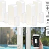 Luminea Home Control WLAN Fensterkontakt:5er-Set WLAN-Tür- & Fensteralarm Mit App, Für Alexa & Google Assistant 10