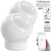 Luminea Home Control Dämmerungssensor:2er-Set WLAN-PIR-Bewegungsmelder Und Lichtsensor Mit App 8