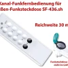 CASAcontrol Funksteckdose Dimmbar:4-Kanal-Funkfernbedienung Für Außen-Funksteckdose SF-436.sh, 30 M 20