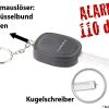 VisorTech Panikalarm:Personenalarm Im Autoschlüssel-Design Mit 110-dB-Sirene Und Mini-Kuli 38