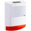 VisorTech Alarm Attrappe:Alarmsirenen Attrappe Mit Solar & Blinklicht, IP44 5