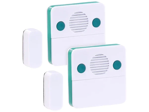 VisorTech Kühlschrankwächter:2er-Set Universal-Türschließ-Erinnerungs-Alarm, 15/30 Sek. Auslösezeit 3