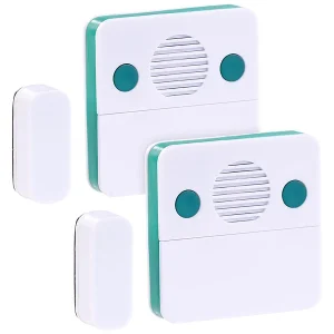 VisorTech Kühlschrankwächter:2er-Set Universal-Türschließ-Erinnerungs-Alarm, 15/30 Sek. Auslösezeit 10