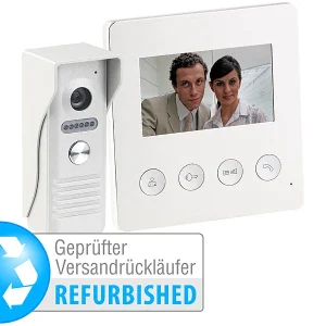 Somikon Video Türklingel:Video-Türsprechanlage Mit Farbdisplay, LED-Licht (Versandrückläufer) 11