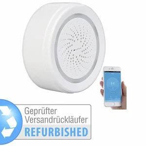 VisorTech Netzwerk Sirene:WLAN-Alarm-Sirene Mit App, Für Alexa, Versandrückläufer 13