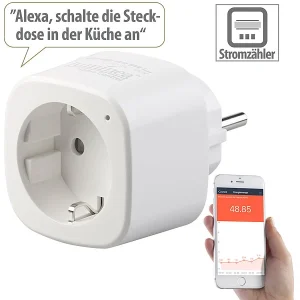 Luminea Home Control 3er-Set WLAN-Steckdosen Mit Energiekostenmesser, App & Sprachsteuerung 28