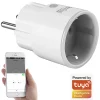 Luminea Home Control Stromzähler Steckdose:Mini-WLAN-Steckdose Mit App Und Bluetooth, Für Alexa & GA, 16 A 10