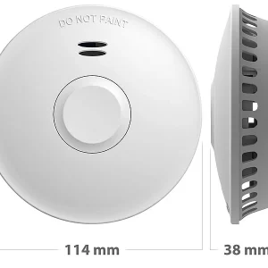 VisorTech Rauchmelder Koppelbar:Vernetzbarer Funk-Rauchmelder, 85 DB, VdS-zertifiziert, 10-J.-Batterie 19