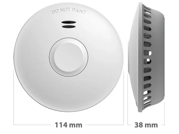 VisorTech Rauchmelder Koppelbar:Vernetzbarer Funk-Rauchmelder, 85 DB, VdS-zertifiziert, 10-J.-Batterie 4