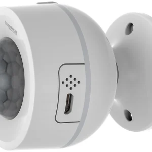 Luminea Home Control Temperaturfühler:3in1-WLAN-PIR-Bewegungsmelder, Temperatur- & Luftfeuchtigkeits-Sensor 31