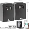 Xcase Bluetooth-Schlüsselsafe:2er Set Mini-Schlüssel-Safe Mit Bluetooth Und App, IP54 25