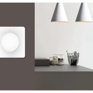 Luminea Home Control Alexa Dimmer-Schalter:4er WLAN-Lichtschalter & Dimmer Mit Dreh-/Drück-Funktion Und App 33