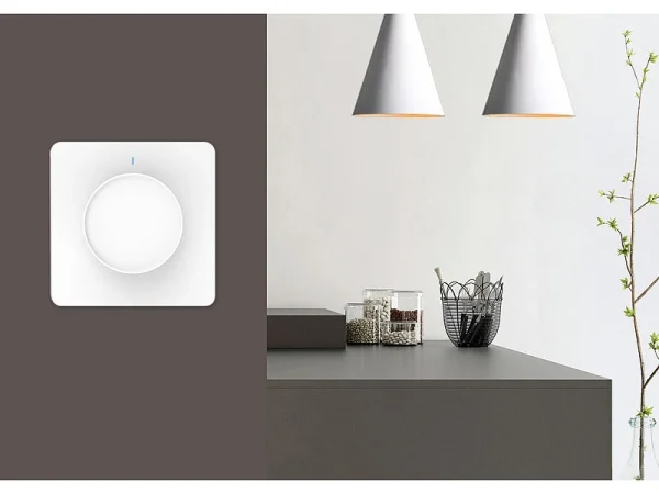 Luminea Home Control Alexa Dimmer-Schalter:4er WLAN-Lichtschalter & Dimmer Mit Dreh-/Drück-Funktion Und App 10