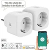 Luminea Home Control Smarte Steckdose:2er-Set WLAN-Steckdosen, Apple-HomeKit-zertifiziert, Sprachsteuerung 38