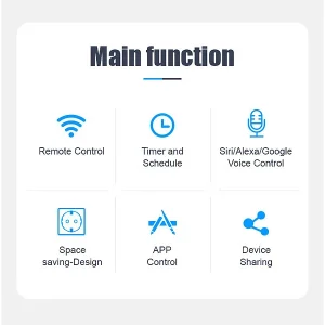 Luminea Home Control WLAN Steckdosen-Schalter:4er-Set WLAN-Steckdosen, Apple-HomeKit-zertifiziert, Sprachsteuerung 38