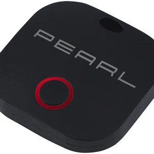 PEARL Koffer Alarm:4in1-Mini-Schlüsselfinder M. BT, App & GPS-Ortung, 80 DB, 4er-Set 30