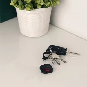 PEARL Key Finder:4in1-Mini-Schlüsselfinder M. BT, App & GPS-Ortung, 80 DB, 2er-Set 42