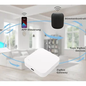 Revolt Smart Thermostat ZigBee:5er-Set Heizkörperthermostate Mit App, Sprachsteuerung, ZigBee-Gateway 21