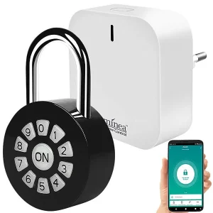 Xcase WLAN Schloss:Metall-Vorhängeschloss Mit WLAN-Gateway, App, Bluetooth, IP65 11