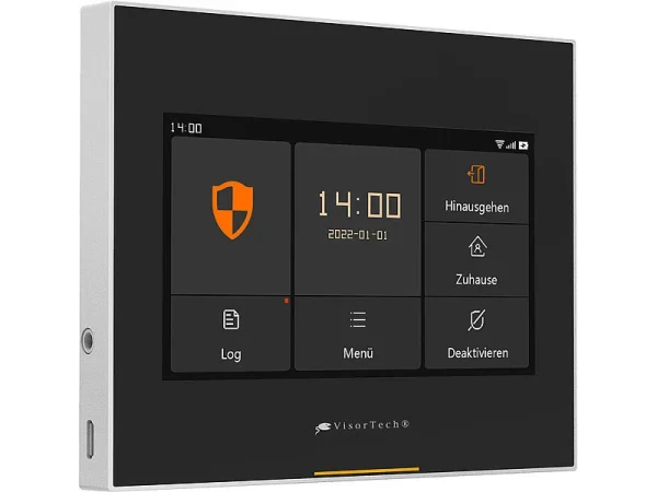 VisorTech Alarm:5-tlg. Funk-Alarmanlage: 2 Sensoren, 2 Fernbedienungen, GSM, WLAN, App 4