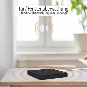 VisorTech Alarmzentrale:WLAN-Alarmanlage Mit Funk-Anbindung, App, Sprachsteuerung 33