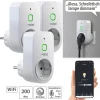 Luminea Home Control Dimmersteckdosen:3er Smarte WLAN-Dimmer-Steckdose Mit Phasenabschnittsdimmer Bis 200 W 37