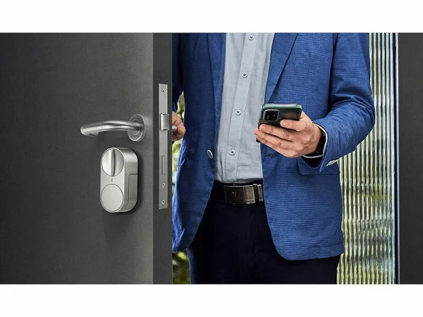 VisorTech Smart Lock:Türschlossantrieb Mit PIN-Code, Fingerabdruck-Sensor Und WLAN-Gateway 9