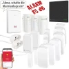 VisorTech Alarmanlage Drahtlos:13-teiliges Funk-Alarmanlagen-Set: 11 Sensoren, SOS-Taster, WLAN, App 10