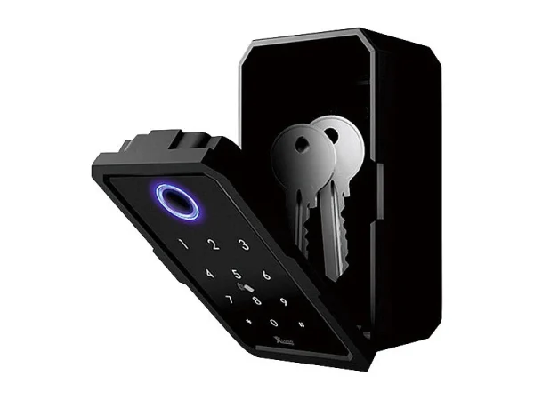 Xcase Schlüsseltresor:Smarter Schlüssel-Safe, Touch-PIN, Fingerprint, Transponder, Bluetooth 10