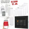 VisorTech Alarmanlage Sets:10-tlg. Funk-Alarmanlage: 7 Sensoren, 2 Fernbedienungen, GSM, WLAN App 17