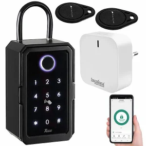 Xcase Tresor:Smarter Schlüssel-Safe & WLAN-Gateway, PIN Per Touch-Keys, Fingerprint 19