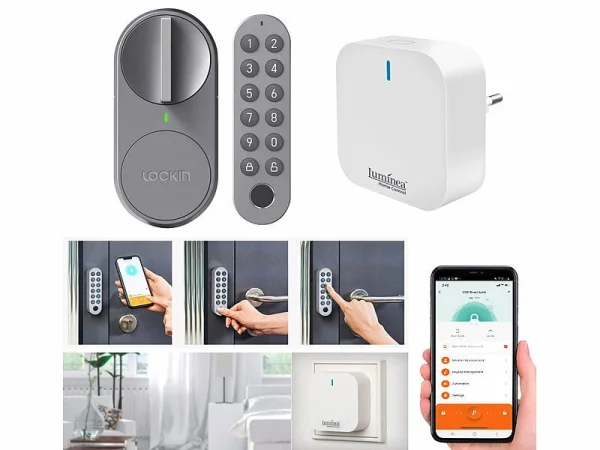 VisorTech Smart Lock:Türschlossantrieb Mit PIN-Code, Fingerabdruck-Sensor Und WLAN-Gateway 3