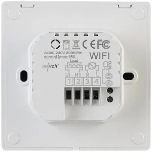 Revolt Thermostat WiFi:WLAN-Fußbodenheizung-Thermostat Mit App Und Sprachsteuerung, Weiß 28