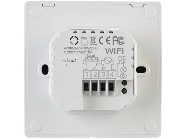 Revolt Thermostat WiFi:WLAN-Fußbodenheizung-Thermostat Mit App Und Sprachsteuerung, Weiß 10