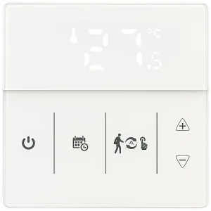 Revolt Alexa-Thermostat Heizung:4er-Set WLAN-Fußbodenheizung-Thermostate Mit App, Weiß 33