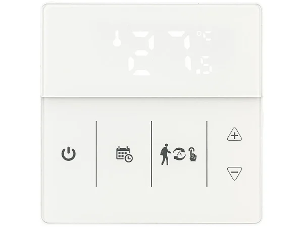 Revolt Alexa-Thermostat Heizung:4er-Set WLAN-Fußbodenheizung-Thermostate Mit App, Weiß 10